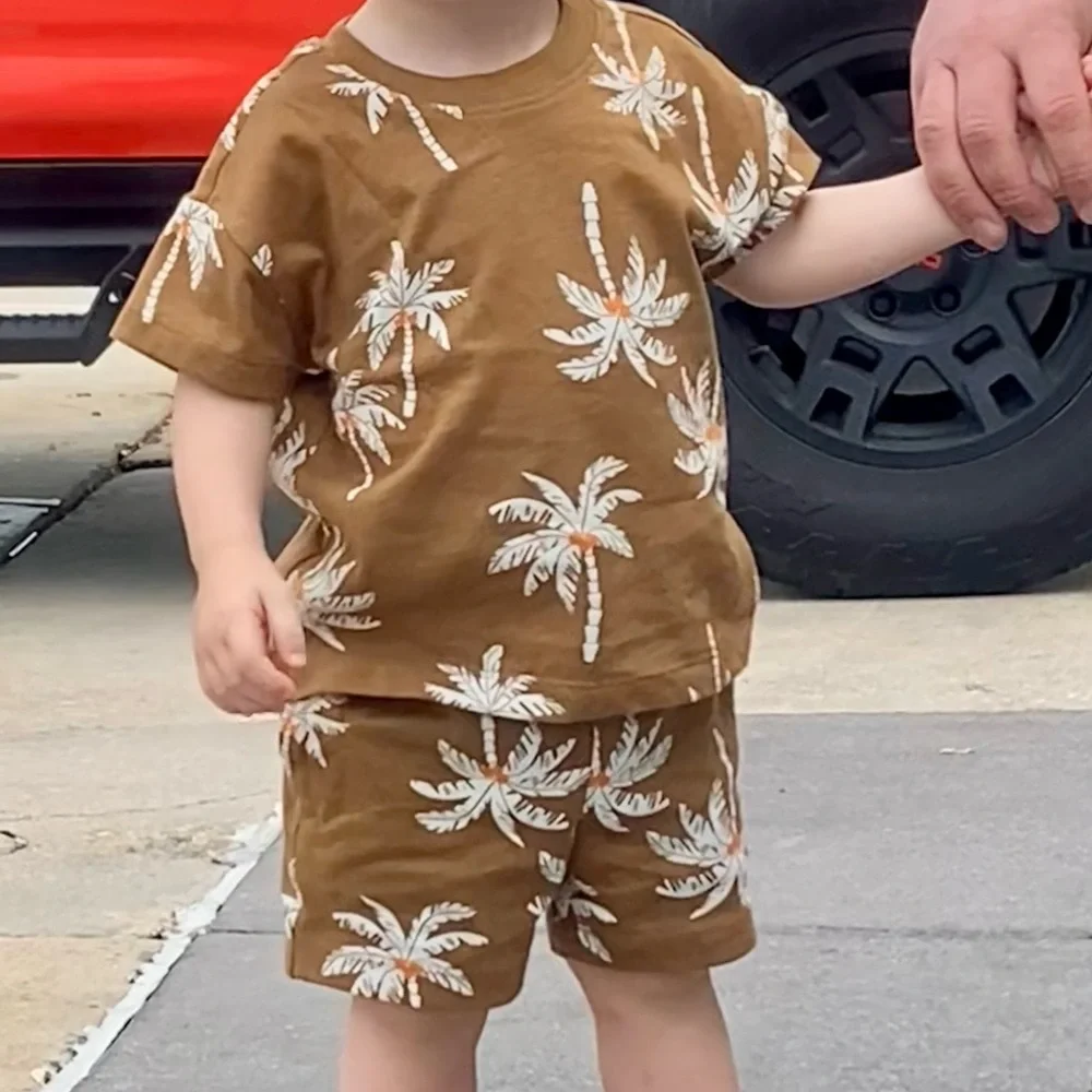 12 Month Palm Tree Outfit